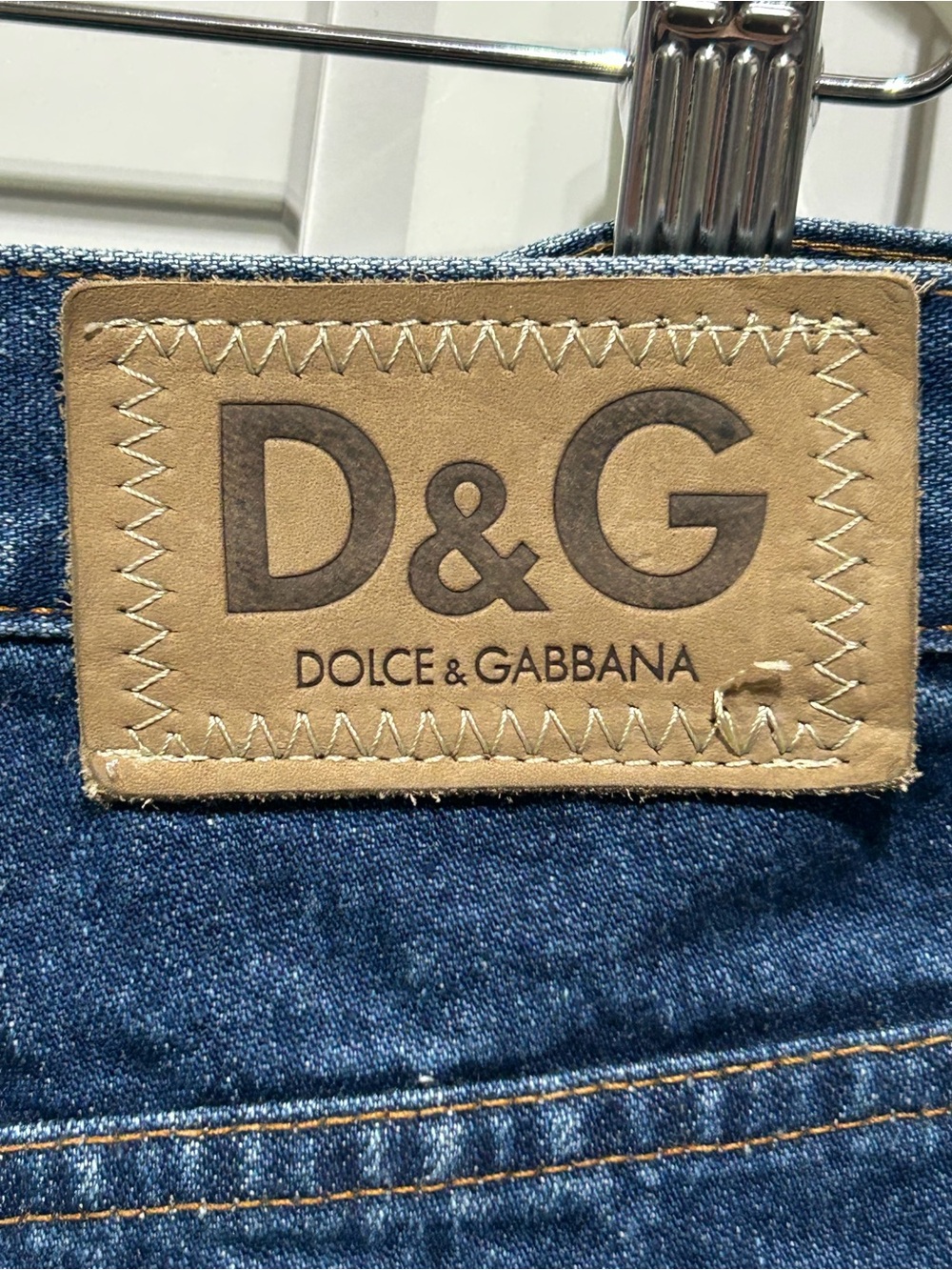 D&G Dolce & Gabbana Men’s Straight Jeans NWT Blue Denim Ittierre Italy - Picture 5 of 13